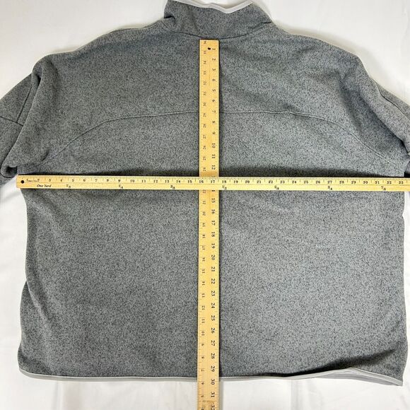 NWT Men's North Face Medium 5X Grey Heather Big Front Range Fleece Jacket F36 - Picture 9 of 9
